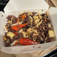 Pineapple Fried Rice with Soy Chicken  at H.O.P.E. in Studio City