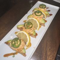 Crispy rice sushi   at H.O.P.E. in Studio City