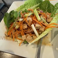 “Chicken” larb cups   at H.O.P.E. in Studio City