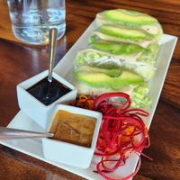 Fresh rolls with avocado at H.O.P.E. in Studio City