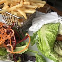 Chick’n burger in a lettuce bun...for the days that I want to go “american” style! at H.O.P.E. in Studio City