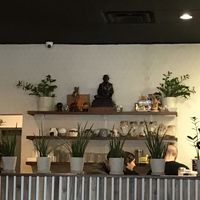 Upscale interior with a modern spiritual feel at H.O.P.E. in Studio City