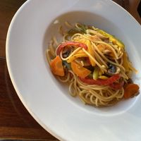 The best pasta dish I’ve ever had!! Veggies in garlic olive oil sauce at La Traviata in Puerto Vallarta