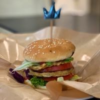 The double-patty burger is amongst the best you can find in GZ! at Pure Sue in Guangzhou