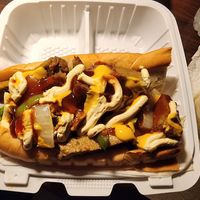 Vegan steak and cheese sub! at NuVegan in College Park