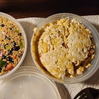 Herbed quinoa and amazing vegan Mac & cheese at NuVegan in College Park