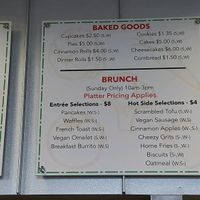 menu brunch at NuVegan in College Park