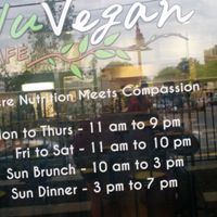 Hours at NuVegan in College Park