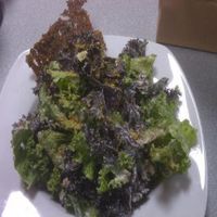 Kale Caesar Salad at Eternal Abundance in Vancouver