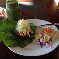 Raw Veggie Burger at Eternal Abundance in Vancouver