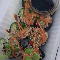 Kimchi roll at Eternal Abundance in Vancouver