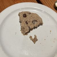 Piece of chocolate chip cookie   at Eternal Abundance in Vancouver
