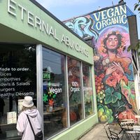 Signage  at Eternal Abundance in Vancouver