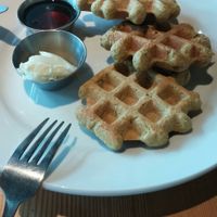 Waffles at Eternal Abundance in Vancouver