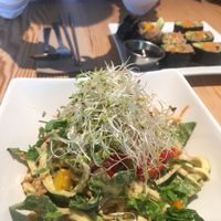 Raw pad thai with zucchini noodles. This one was less impressive than others.  at Eternal Abundance in Vancouver