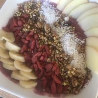 Smoothie bowl  at Eternal Abundance in Vancouver