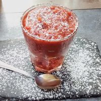 Fruit crumble at Le Bourgeon in Montpellier