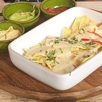 Nachos with vegan cheese at Bindicafe in Amersfoort