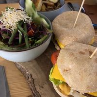 Delicious burgers!  at Bindicafe in Amersfoort
