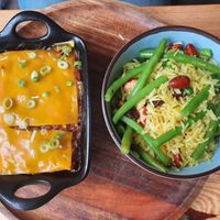 Bobotie at Bindicafe in Amersfoort