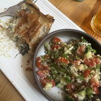 Spina kopita, the salad was amazing!  at Bindicafe in Amersfoort