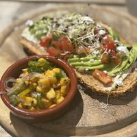 Avocado toast  at Bindicafe in Amersfoort