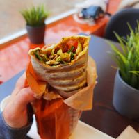 Lahmacun at Cigköftem in Hamburg