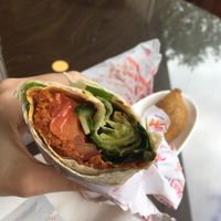 Cigköftem Wrap (inside) at Cigköftem in Hamburg