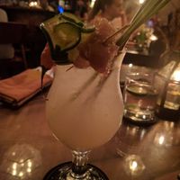 Lemongrass, chilli and ginger cocktail  at Kismet Bar & Kitchen  in Ubud