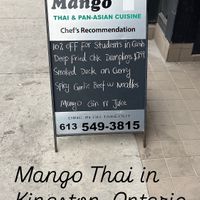  at Mango Thai and Pan-Asian Cuisine  in Kingston