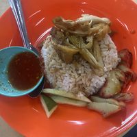 Vegan chicken rice   at Tian Tian Vegetarian in Taiping