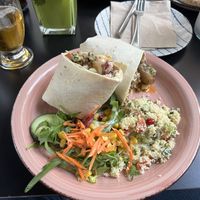 Hummus Nanoosh wrap   at Nanoosh in Berlin