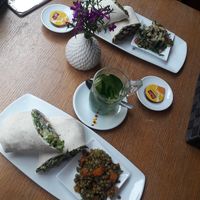 Vegan wraps at Nanoosh in Berlin