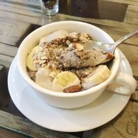 Raw coconut yoghurt 105czk at Sweet Secret of Raw in Prague