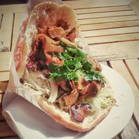 Veganer Döner bei Kervan at Kervan in Konstanz