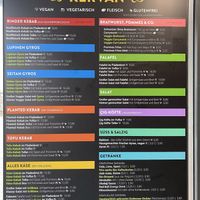 Menu Oct 2025 at Kervan in Konstanz