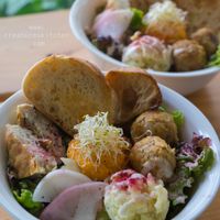 Vegan breakfast bowls.  at Phalam Cafe in Kyoto