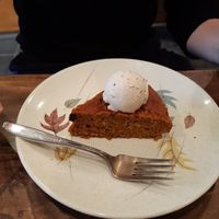 Delicious carrot cake at Phalam Cafe in Kyoto