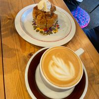 Muffin set  at Phalam Cafe in Kyoto