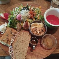 Morning special set at Phalam Cafe in Kyoto