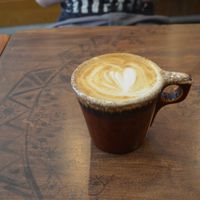 Creamy soy latte!  at Phalam Cafe in Kyoto