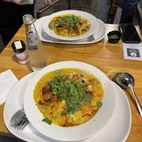 Indian lentil curry   at Market - Dizengoff in Tel Aviv