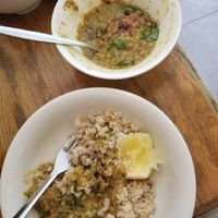 We came back, and the menu was different! New options, including this Jaffa stew! Delicious at Market - Dizengoff in Tel Aviv