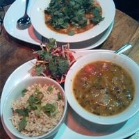 White beans & Thai black lentils  at Market - Dizengoff in Tel Aviv