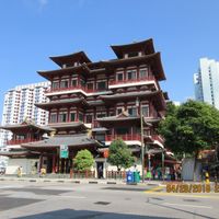 Temple Overview at Five Insights Hall 五观食堂 in Central Singapore