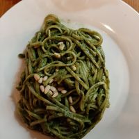 Pesto pasta at nomVnom Bistro - Clarke Quay in Central Singapore