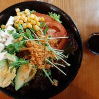 Mixed salad with tofu at nomVnom Bistro - Clarke Quay in Central Singapore