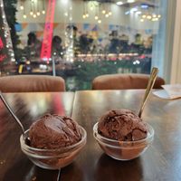 Chocolate ice cream at nomVnom Bistro - Clarke Quay in Central Singapore