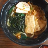 Kitsune udon at nomVnom Bistro - Clarke Quay in Central Singapore