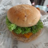 Lion's Xtreme burger at nomVnom Bistro - Clarke Quay in Central Singapore